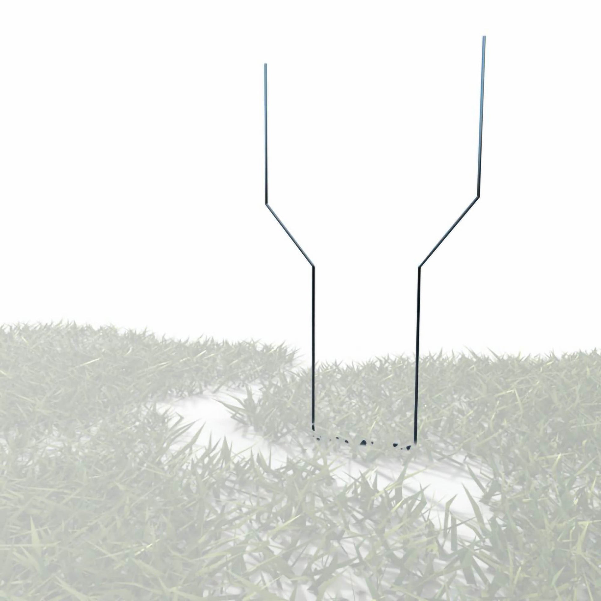 Boguna Step-In Yard Sign Stake — outdoor metal step bar stake inserted into grass for yard sign mounting