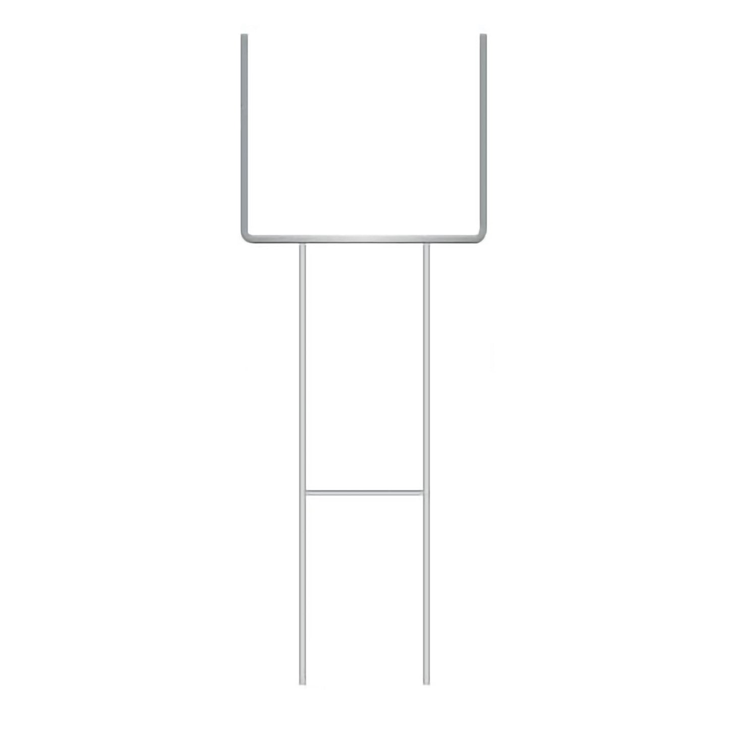 Boguna 30-inch Heavy-Duty H-Stake for Yard Signs — reinforced wire stake for corrugated sign installation