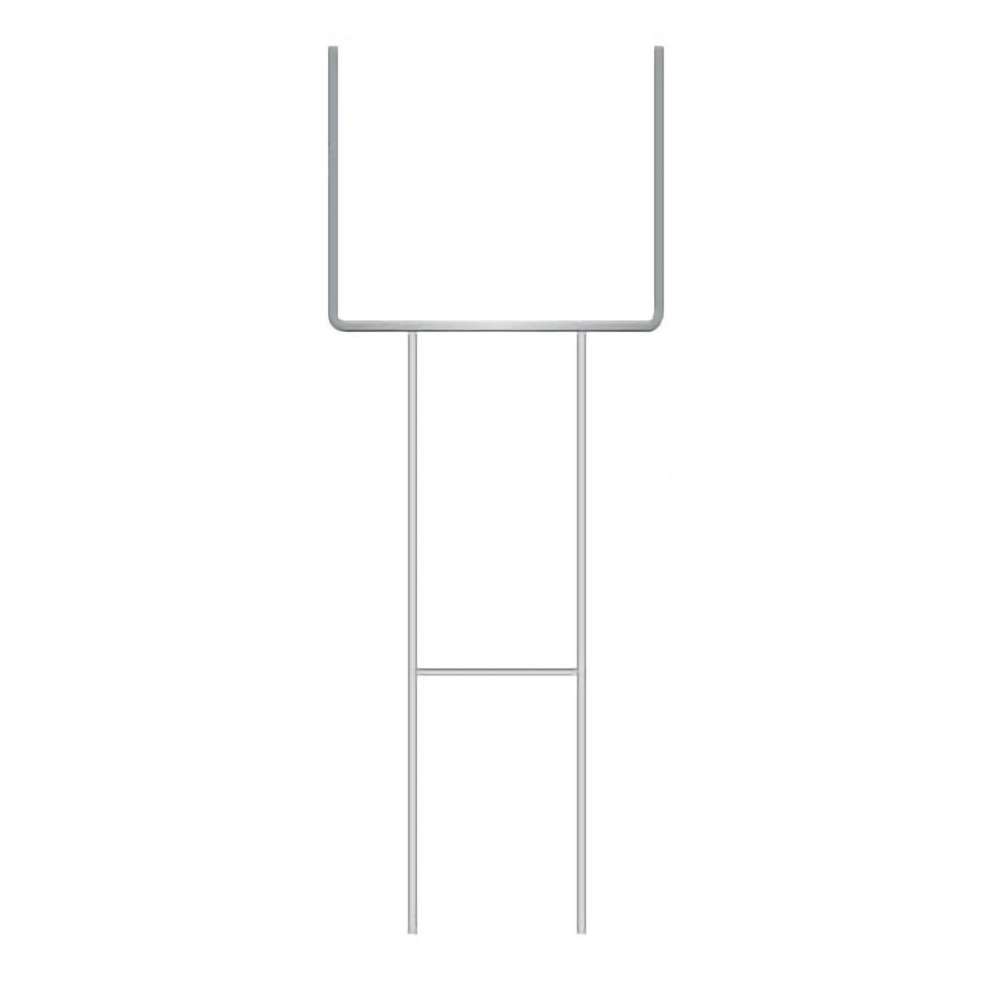Boguna 30-inch Heavy-Duty H-Stake for Yard Signs — reinforced wire stake for corrugated sign installation