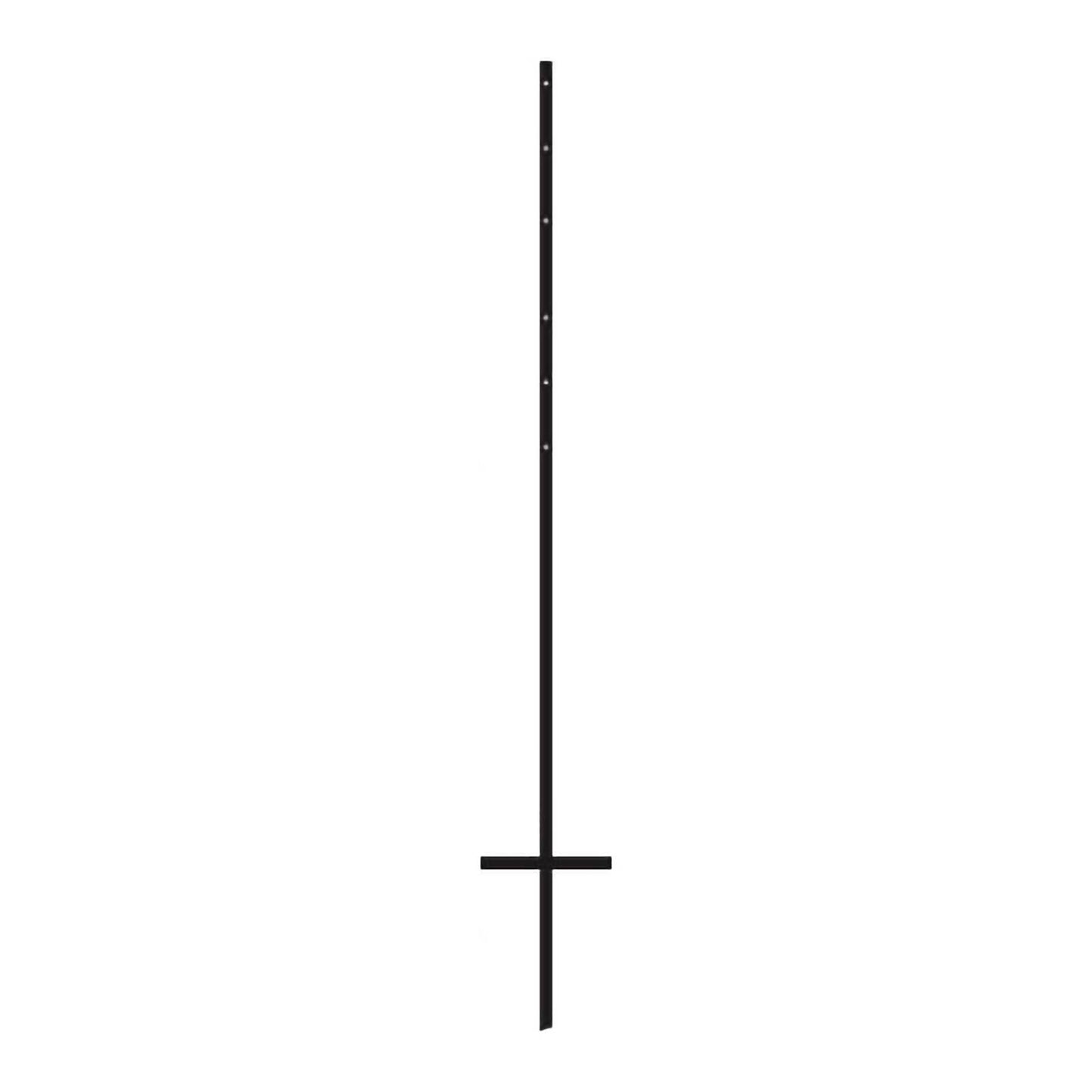 Boguna 60-inch Iron Yard Sign Stake — extra-tall steel post for outdoor yard signs and banners