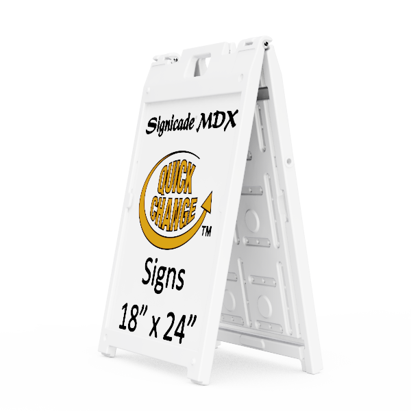 Plasticade Signicade® MDX – 18×24 A-Frame Sign Stand (Frame Only)