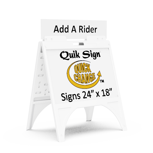 Plasticade Quik Sign® – 24×18 A-Frame Sign Stand (Frame Only)