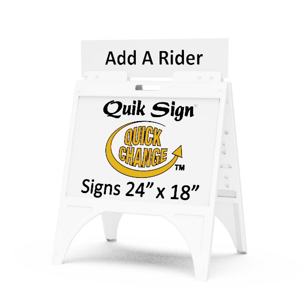 Plasticade Quik Sign® – 24×18 A-Frame Sign Stand (Frame Only)