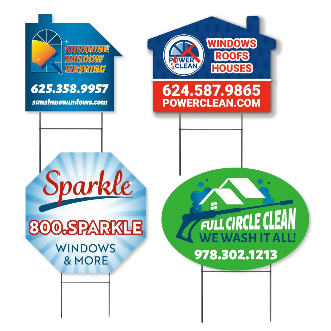 Die Cut Yard Signs - Custom