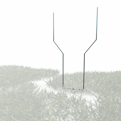 Boguna Step-In Yard Sign Stake — outdoor metal step bar stake inserted into grass for yard sign mounting