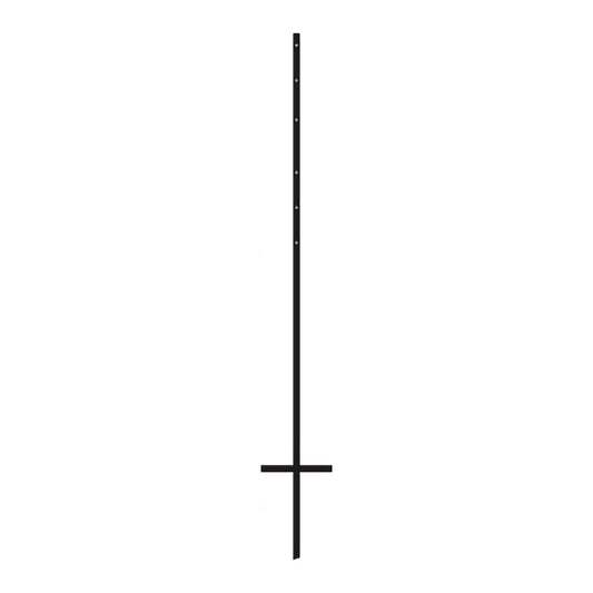 Boguna 60-inch Iron Yard Sign Stake — extra-tall steel post for outdoor yard signs and banners