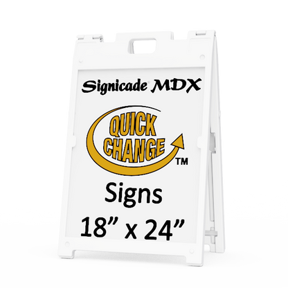 Plasticade Signicade® MDX – 18×24 A-Frame Sign Stand (Frame Only)