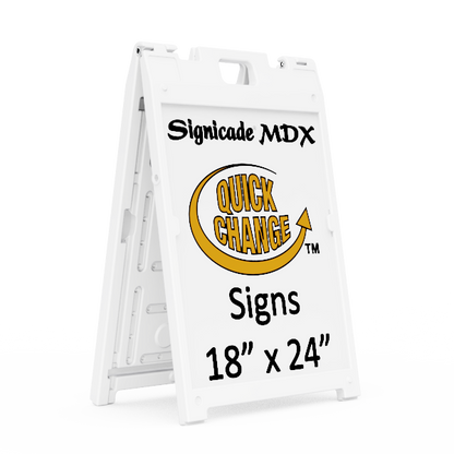Plasticade Signicade® MDX – 18×24 A-Frame Sign Stand (Frame Only)