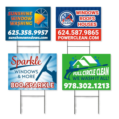 Die Cut Yard Signs - Custom